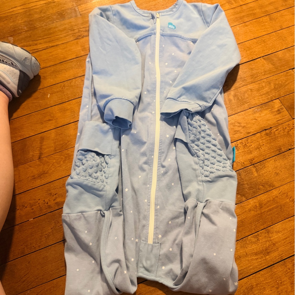 Love to dream Light Blue Sleep Suit with Subtle Star Detail